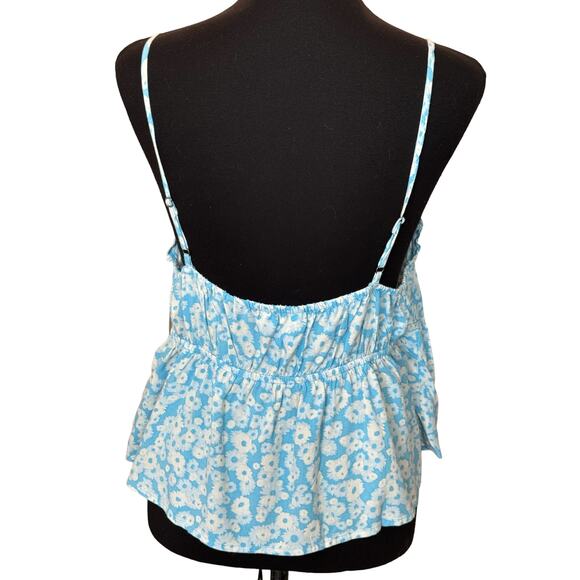 NORDSTROM ABOUND ~ Spaghetti Strap Neck Floral Print Top XS 100% VISCOSE - Picture 2 of 5